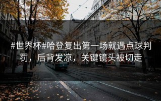 #世界杯#哈登复出第一场就遇点球判罚，后背发凉，关键镜头被切走